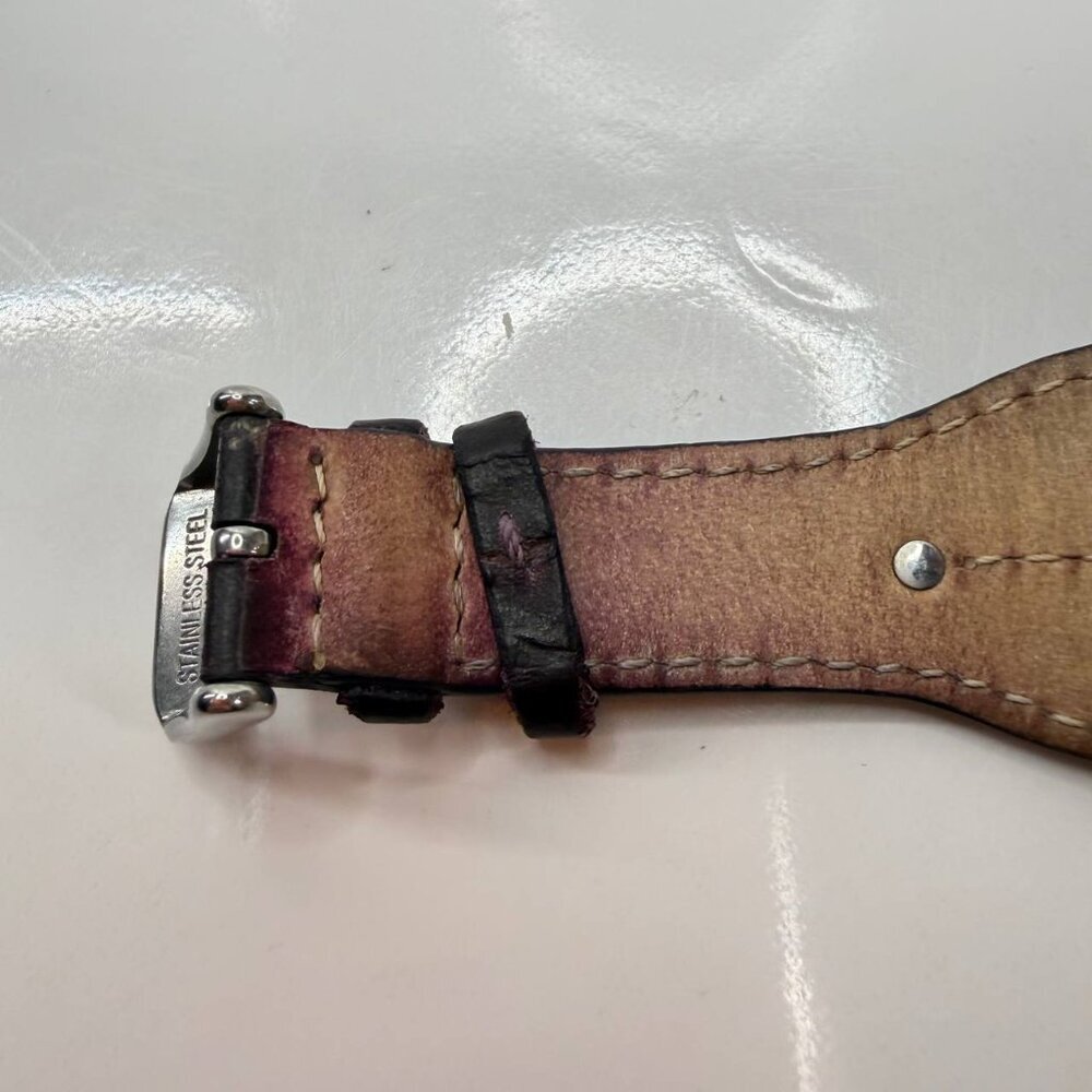 Roots Rectangular Watch – Brown Leather Cuff Style - Picture 12 of 12